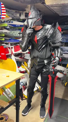 You won’t believe how long it takes to put this armor on.  #3dprinting #cosplay #make #bambabs #armor