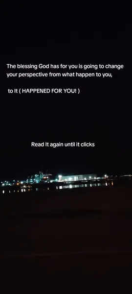 it didn't happen to you, it happened for you!  #Blessed #BigOne #Fyppppp #TGBTG 