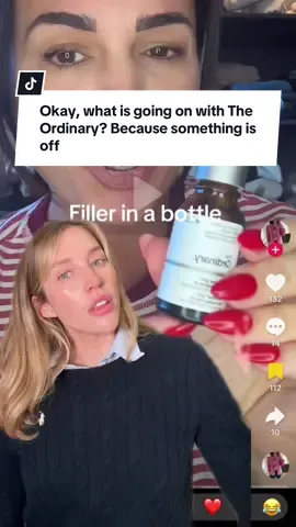 Thank you to @Ash ✨ | Makeup & Skincare for bringing this to my attention ❤️❤️❤️ what is going on with @The Ordinary new ‘filler in a bottle product ?! #theordinary #fillerinabottle #dermalfiller #antiaging #skincare 