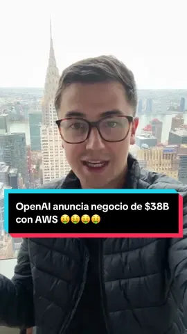 OpenAI anuncia un negocio de 38 mil millones de dolares con AWS. #openai #chatgpt #aws #negocios #inteligenciaartificial 