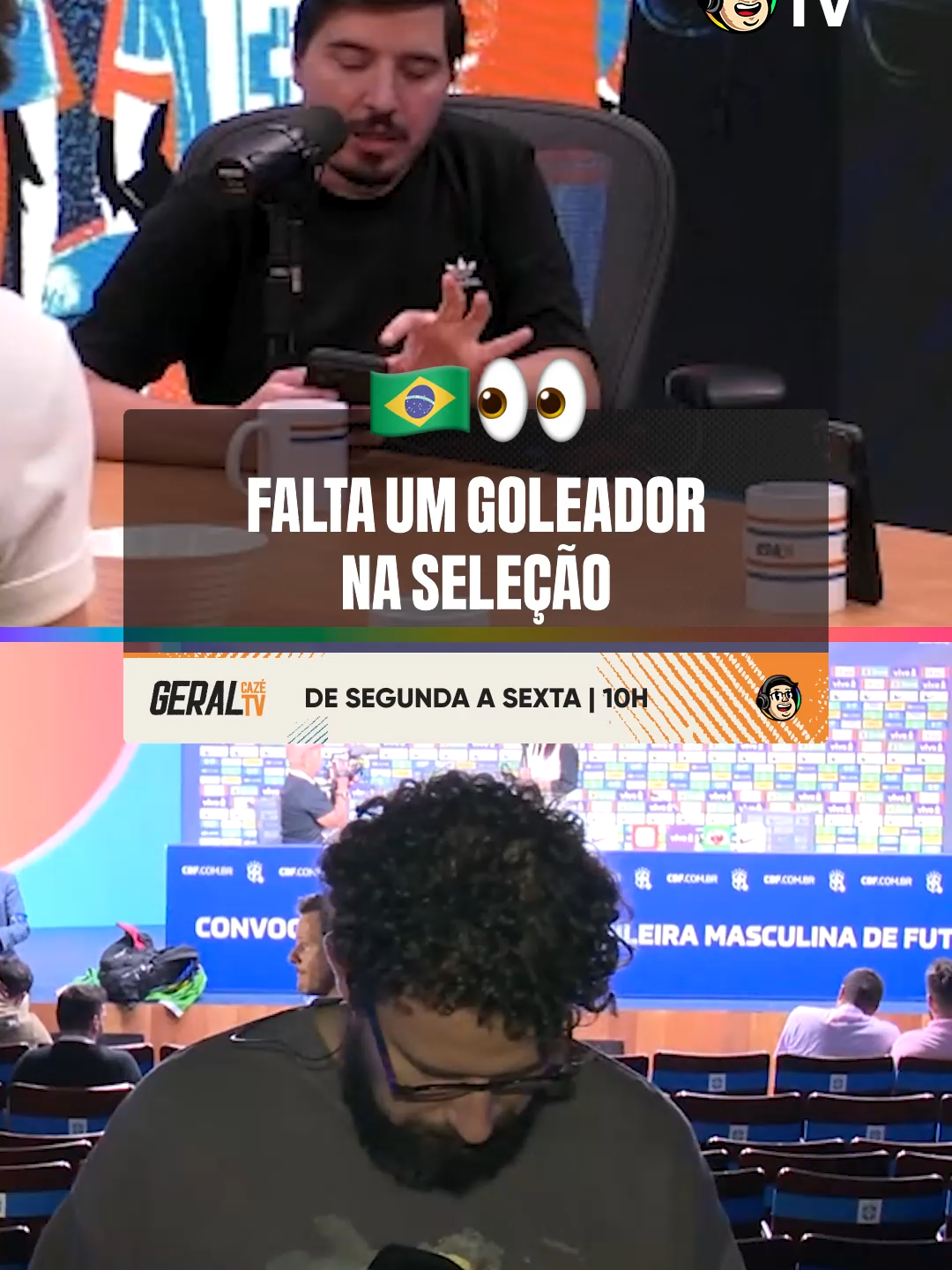 O 9️⃣ IDEAL: ESSA É A MAIOR CARÊNCIA DA SELEÇÃO BRASILEIRA? 👀 🚨 ESTAMOS AO VIVO COM O GERAL CAZÉTV PARA REPERCUTIR A CONVOCAÇÃO! LINK NOS STORIES 🔗 #SeleçãoBrasileira #GeralCazéTV #Brasil #TempoRealCazéTV #FutebolBrasileiro