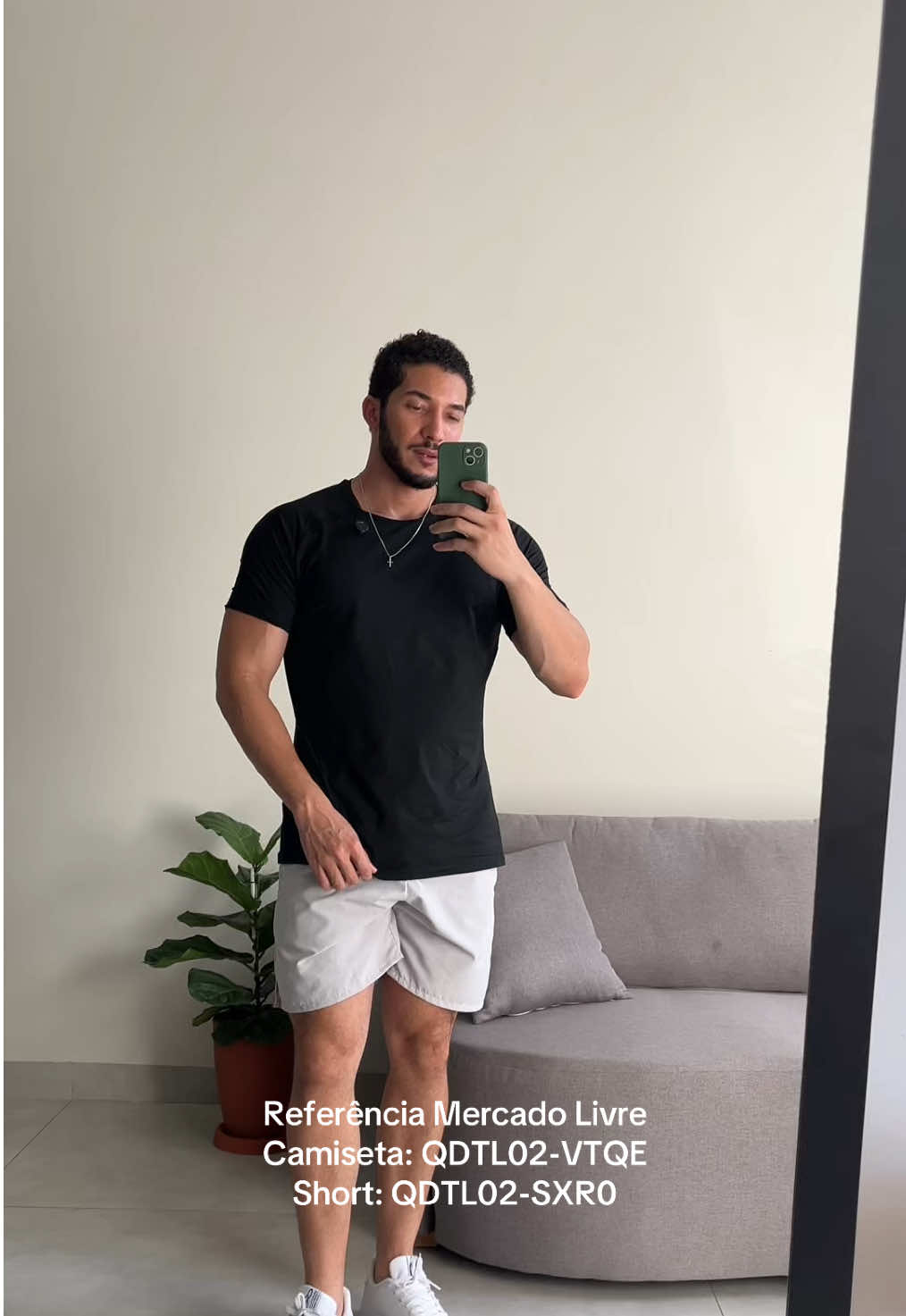 A melhor camiseta de treino! 💪 🔥 Referência Mercado Livre 👇 Camiseta: QDTL02-VTQE Short: QDTL02-SXR0 #camiseta #treino #mercadolivre #parolligym #musculação