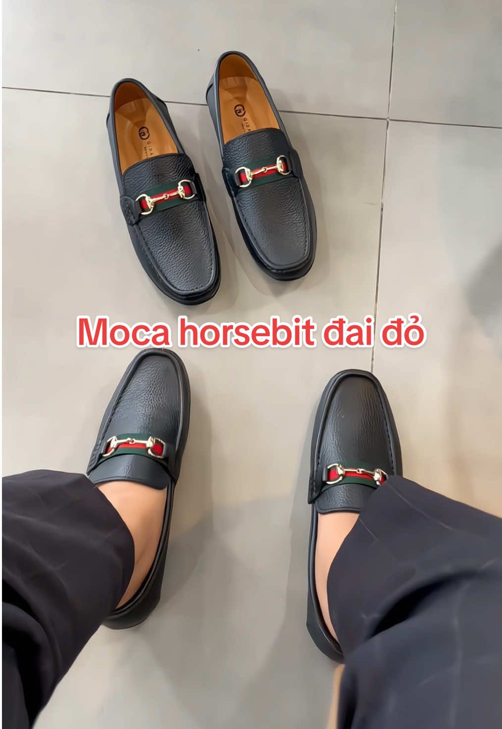 Giày lười nam da bò lịch sự trẻ trung #gidaluxury #giaynamdep #thoitrangnam #giayluoinam #giaydep 
