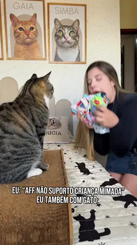 Nada nosso, tudo delessss 😂 #gatos #gato #animais 