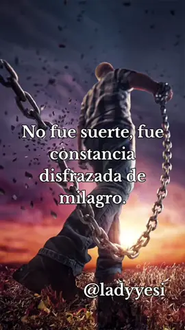 No fue suerte. #SanandoElAlma #ReflexionesDeVida #AmorPropio #VibrasPositivas #energíabonita 