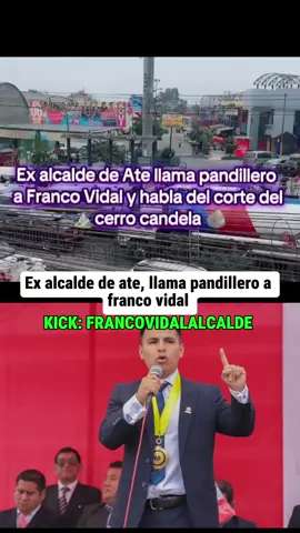 Ex alcalde de ate llama pandillero a franco vidal #alcaldelima #Ate #obrasyshow #francovidalalcalde @Franco Vidal 