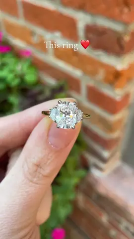 I’ve been thinking about this one since we finished it 💎💎💎 #elongatedcushion #cushiondiamond #engagementring 