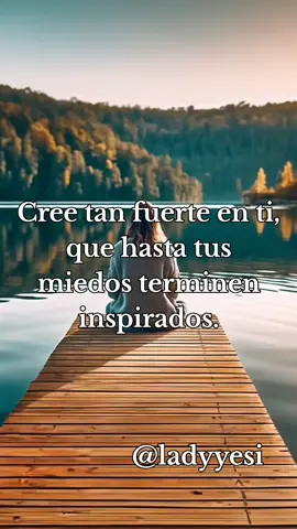 Cree en ti #MotivaciónEmprendedora #SinLímites #MentalidadPositiva #disciplinaantesquemotivación 