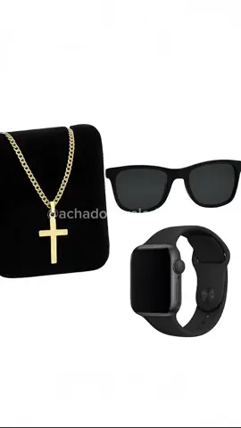 Kit completo para um visual de impacto: Relógio Smartwatch e Óculos Premium. #kitmasculino #smartwatch #óculospremium #acessórios #estilohomem 