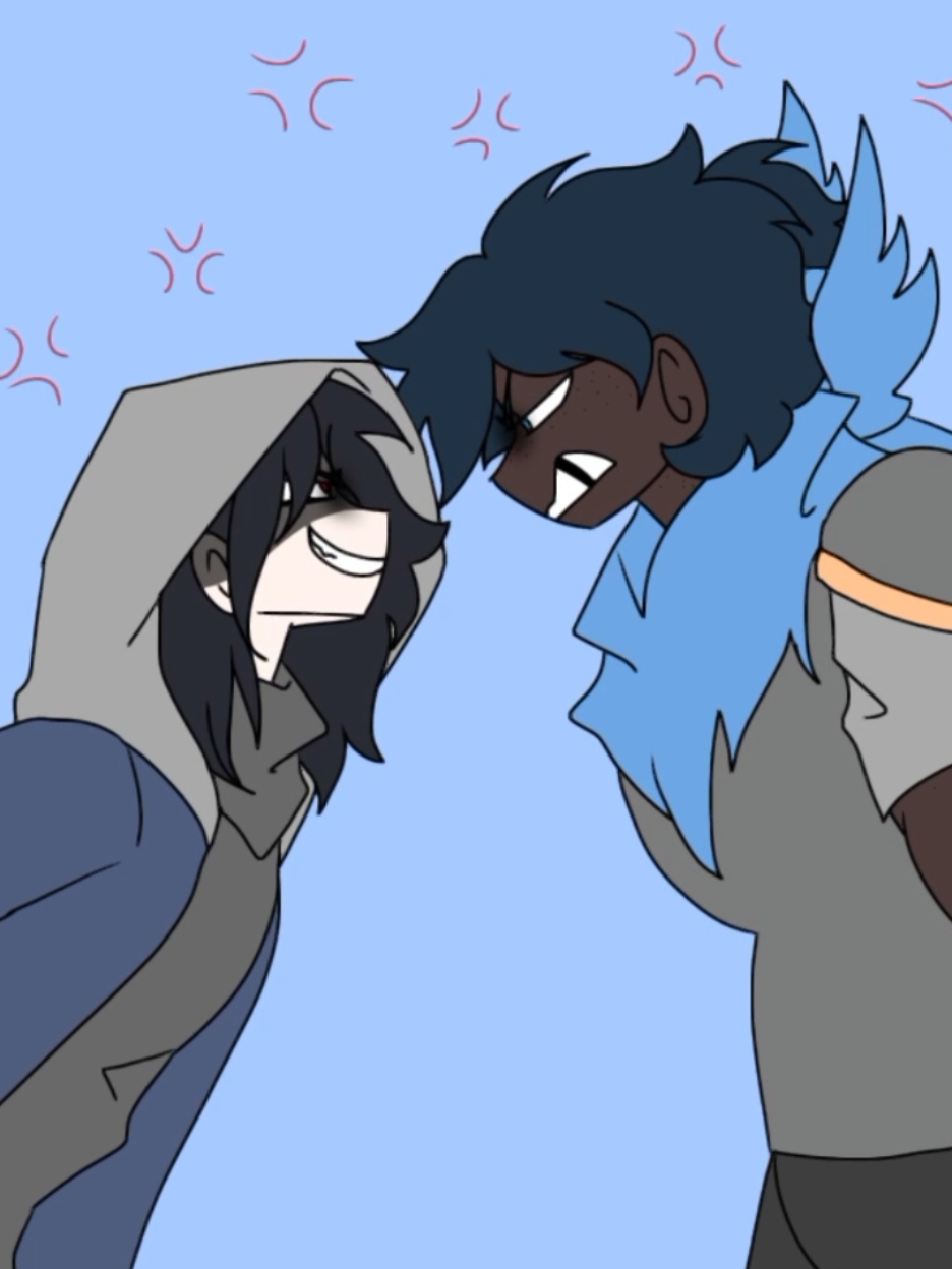 ah yes. they're fighting again. too bad Bruce (Blue) is THAT petty XD I was inspired by that one spamtenna video #fyp #dustberry #swapsans #dustsans #undertaleau #ausans 