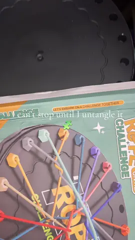 The Rope Untangle Game 🧠 Frustratingly fun, oddly satisfying, and the perfect screen-free challenge for all ages! 🎁 #BrainGames #FidgetToys #ChristmasGiftIdeas #RopePuzzle #TikTokShopFinds  
