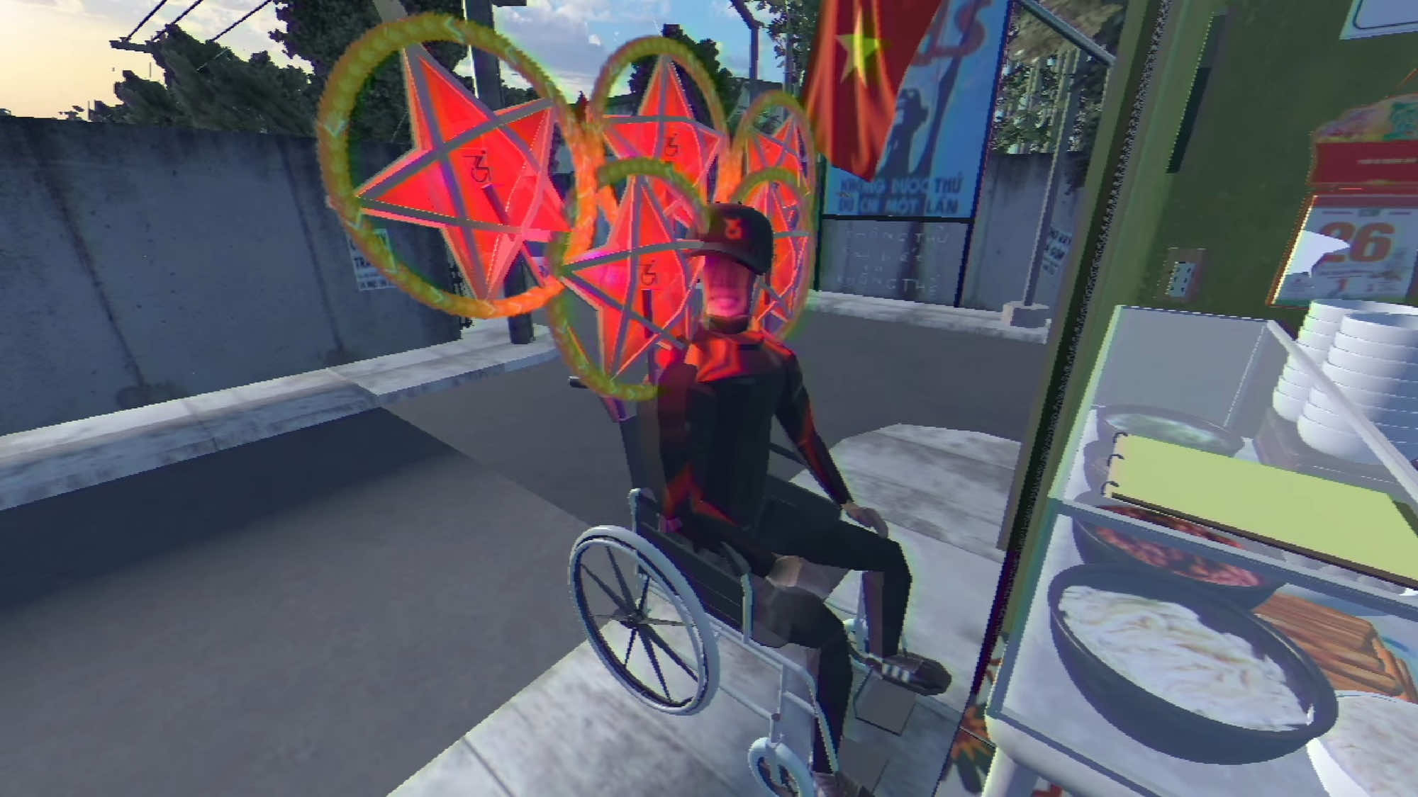 giải thích meme xe lăn gắn ngôi sao 5 cánh trong game brother hai's pho restaurant. Vì sao gọi T1 là tê liệt? #brotherhaisphoestaurant #meme #skt #t1 