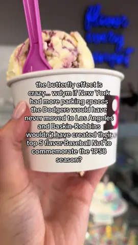 funny how things work out 🤔 #dodgers #WorldSeries #baskinrobbins 