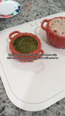 This is a game changer for hosting 🙌 #watmingmat #foodwarmingmat #foodwarmer #KitchenHacks 