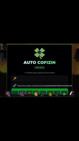 Auto cofizin, Quem quiser pede nos comentários de graça!! #autocofizzin #script #robloxfyp 