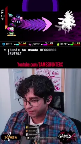 El chat: PERO PEGALEEE! #deltarune #delta #caballero 