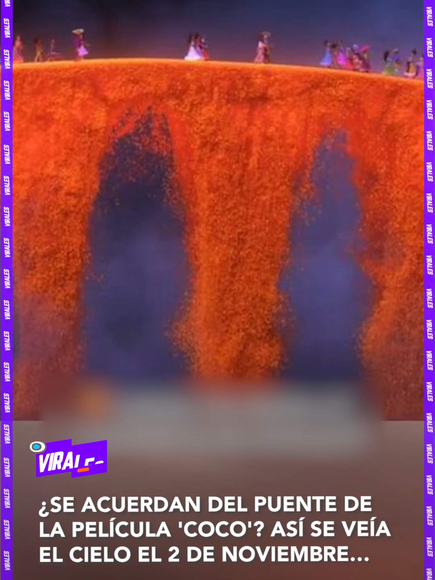 #tendenciass |Usuarios compartieron en redes videos del cielo del 2 de noviembre, donde se apreciaba un intenso tono anaranjado que muchos compararon con el puente de Coco.  Un espectáculo natural que coincidió con el Día de los Difuntos… y que para muchos fue una señal llena de magia y significado. Fuentes: RRSS ▶️ Más información en www.reduno.com.bo #RedUno #Notivisión #RedUnoDigital