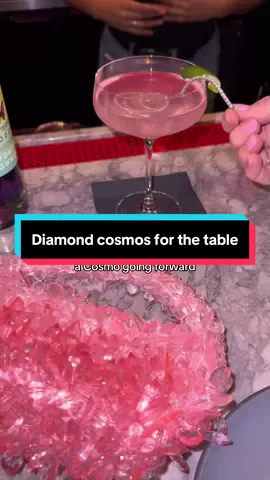 Cosmos for the Table 💎 diamonds sold separately 🍸 @VELOVodka #cosmomartini #cosmopolitian  #vodkatiktok #luxurymartini #ladiesfrostyourselves  