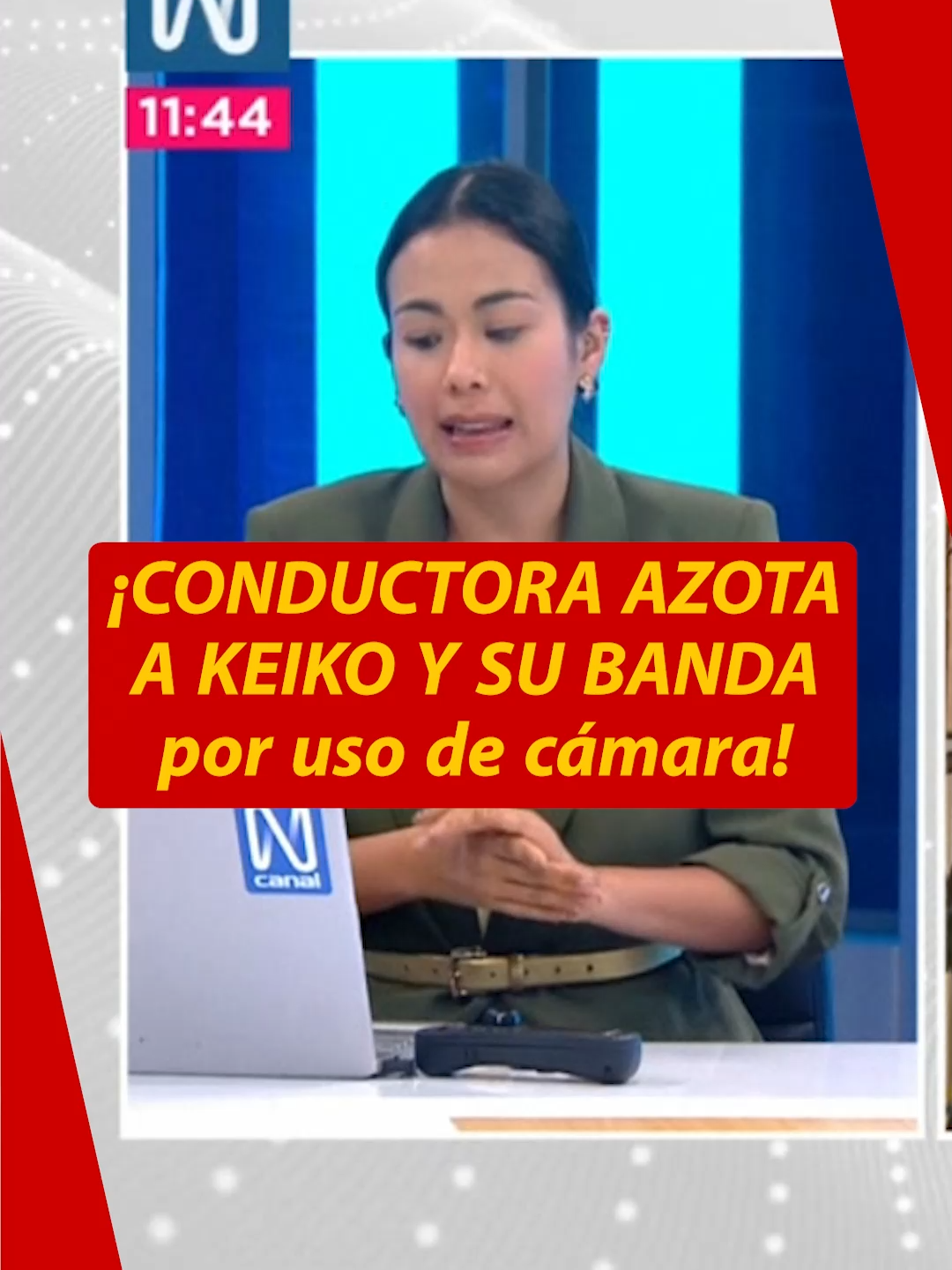 KEIKO = FUERZA POPULAR = CORRUPCIÓN. La conductora se las cantó fuerte y claro!!! 😂😂😂😂😂