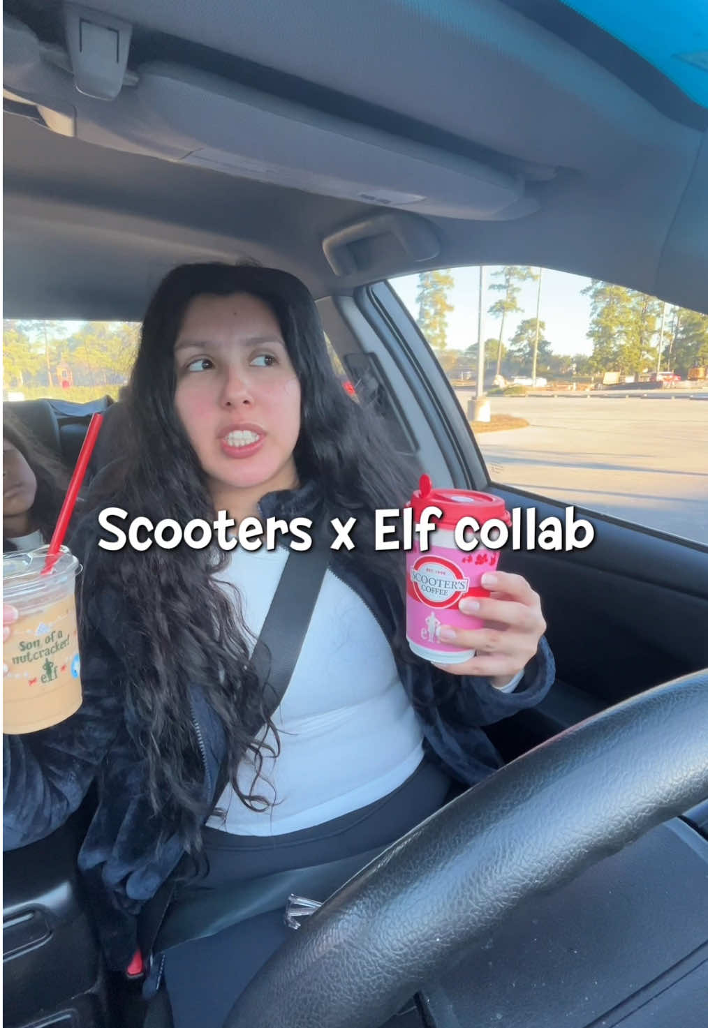 I was missing out 🥹 @Scooter’s Coffee  🎄☕️🎅🏽 #bestdrivethru #drivethrucoffee #scooterspartner #coffeetok #holidaydrinks 