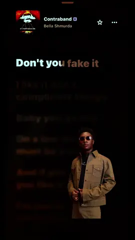 Contraband - Bella shmurda #contraband #bellashmurda #contrabandbellashmurda #lyricsvideo #applemusic #dagbanarepublik #zinodict💯💥😉❤️ 