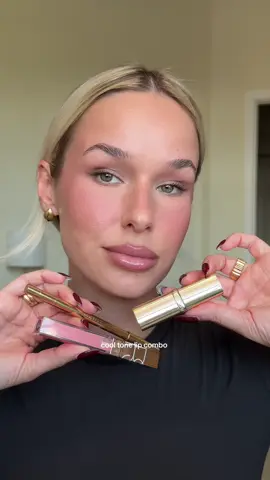 @MERIT Beauty lip liner in bespoke  @loréal paris usa lip stick in fairest nude   @NARS Cosmetics afterglow lip gloss in Turkish delight  #lipcombo #cooltonedmakeup 