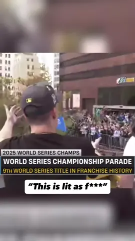 Blake Snell is having the time of his life at the Dodgers World Series parade! 😂 #LosAngeles #Dodgers #WorldSeries #parade #67