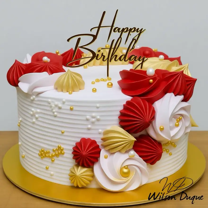 Torta con decoración para mujer, ideas de decoración de pasteles.