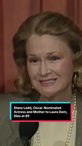 #DianeLadd, actress and mother to #LauraDern, has died. She was 89 years old. Read the full story at the link in our bio. #WildatHeart #RamblingRose 