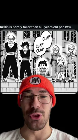 Why did Krillin get shorter in dbs 💀 #dragonball #dragonballsuper #krillin #goku #greenscreen 