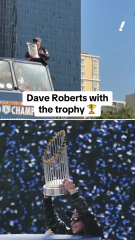 Three World Series titles as Dodgers manager for Dave Roberts 🙌 #ladodgers #MLB 