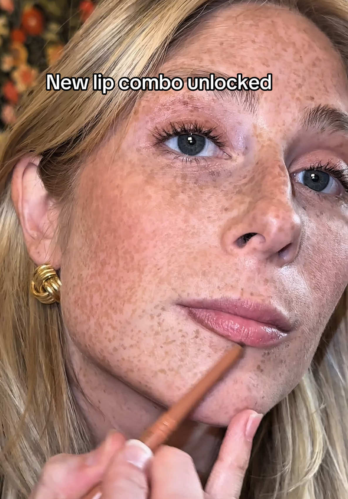 loveeeeee this for fall #lipcombo #lipliner #lippeptide #beauty #freckles 