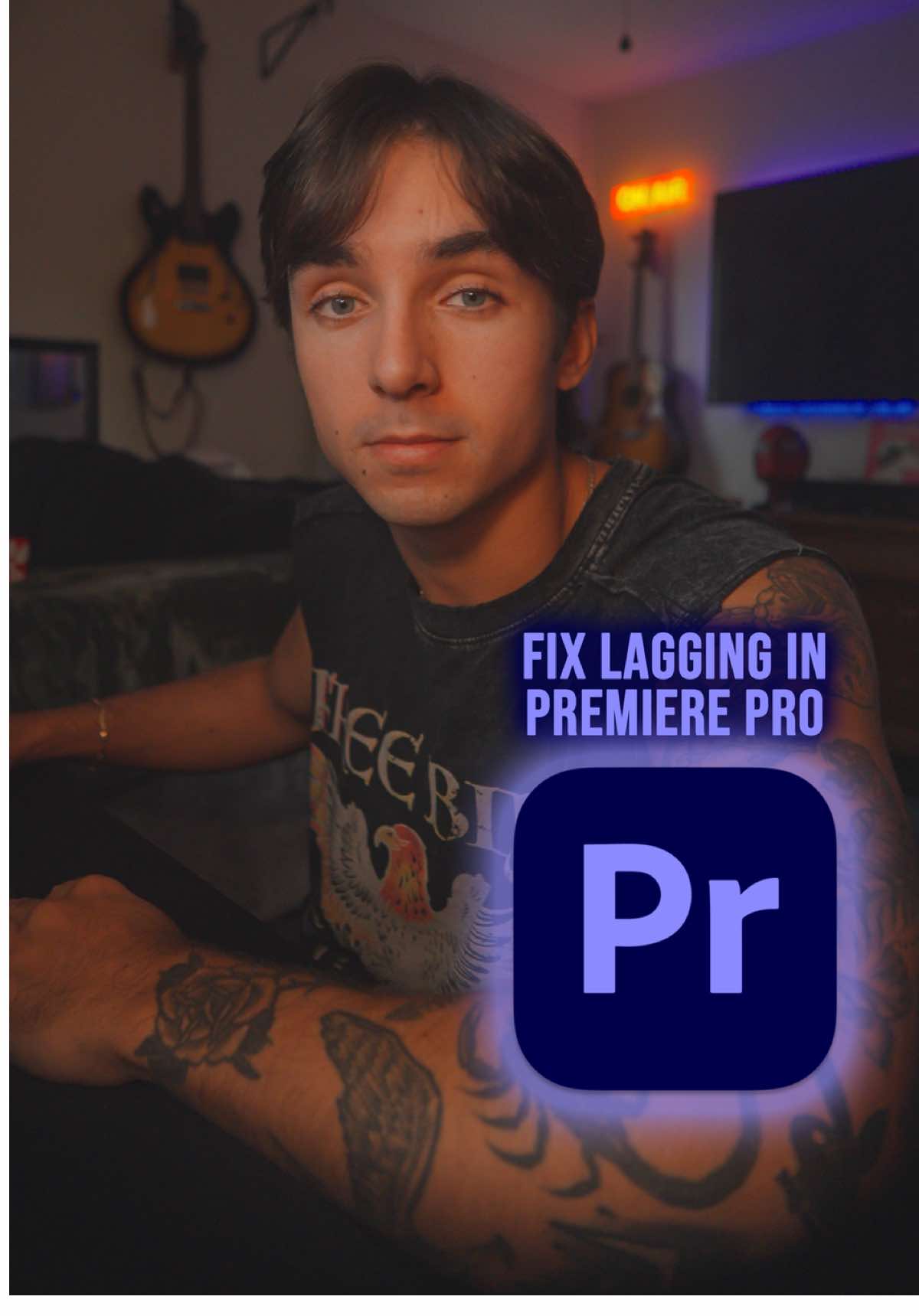 Smooth playback in seconds😮‍💨 How to fix the lag in premiere pro #foryou #adobe #tutorials #editing #premierepro 