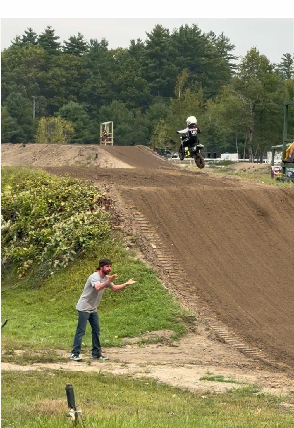 I could watch clips of this kid rip all day!! #motokids #motos #motocross #50c #50ccgang 