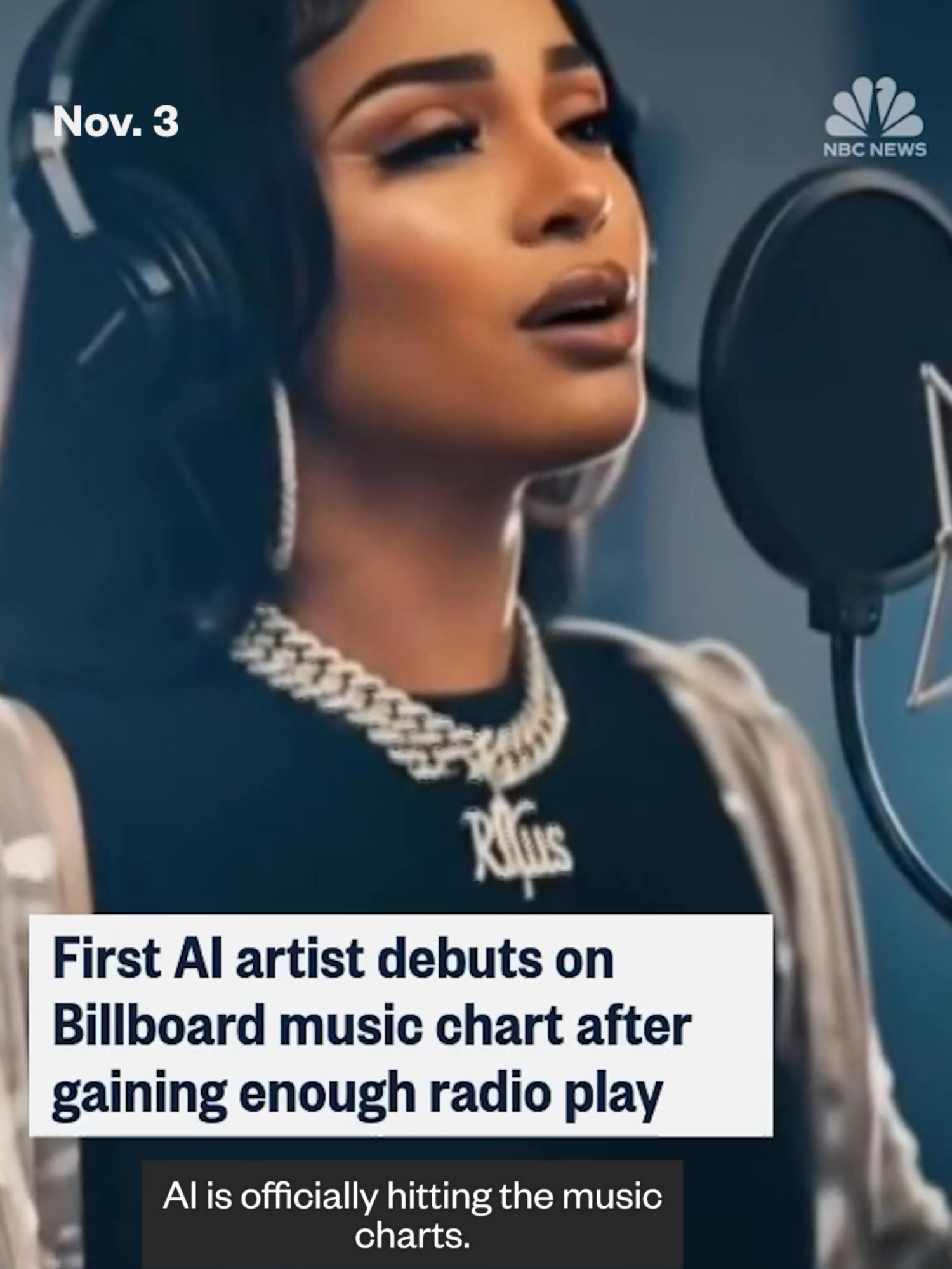 Xania Money is the first known #AI-powered artist to earn enough radio play to debut on a #Billboard music chart.