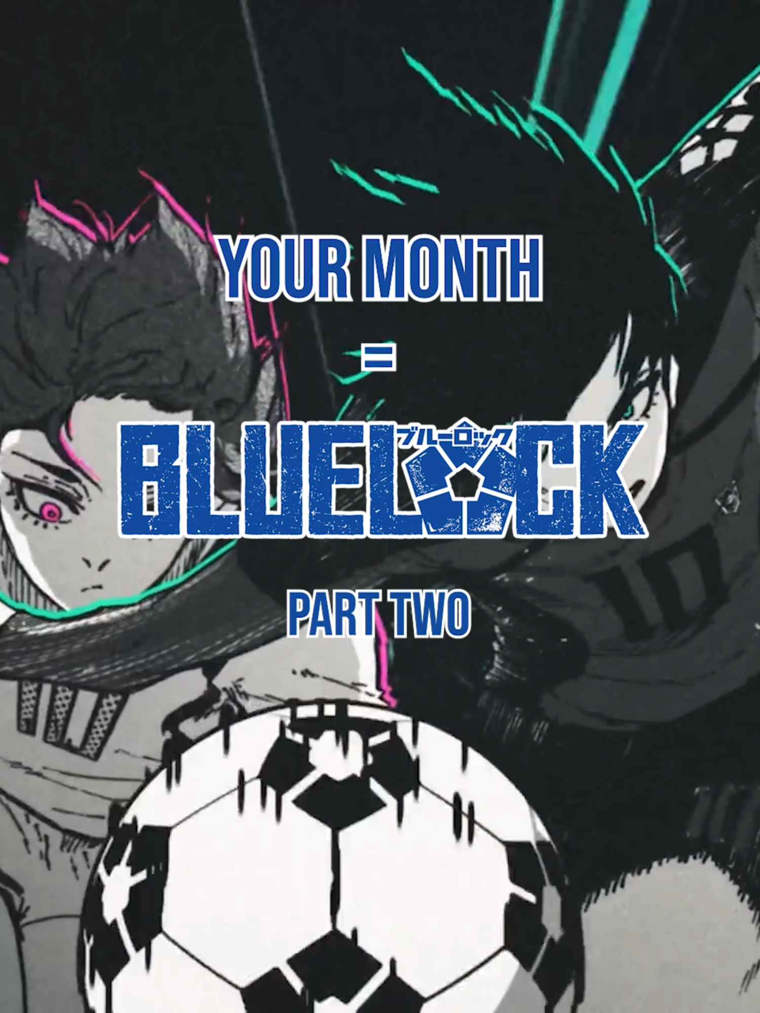 Your Month = Your Bluelock Character... Part 2 . . . #bluelock #saeitoshi #kaiser #reomikage #nagiseishiro #isagiyoichi #chigirihyoma