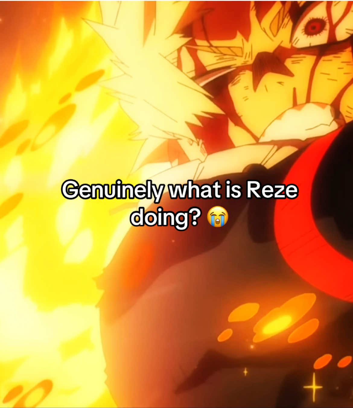 Long time no see ah post 💔 #bakugou #reze #mha #chainsawman #anime 