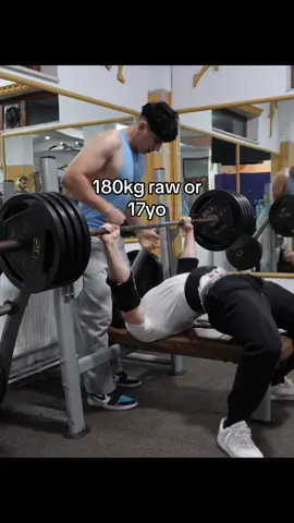 even the spotter feel the test @Goblin Gear wraps code VLADTREN  bench program on ig  #17yo #strong #natty 