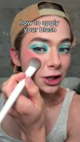 the best way to apply blush!