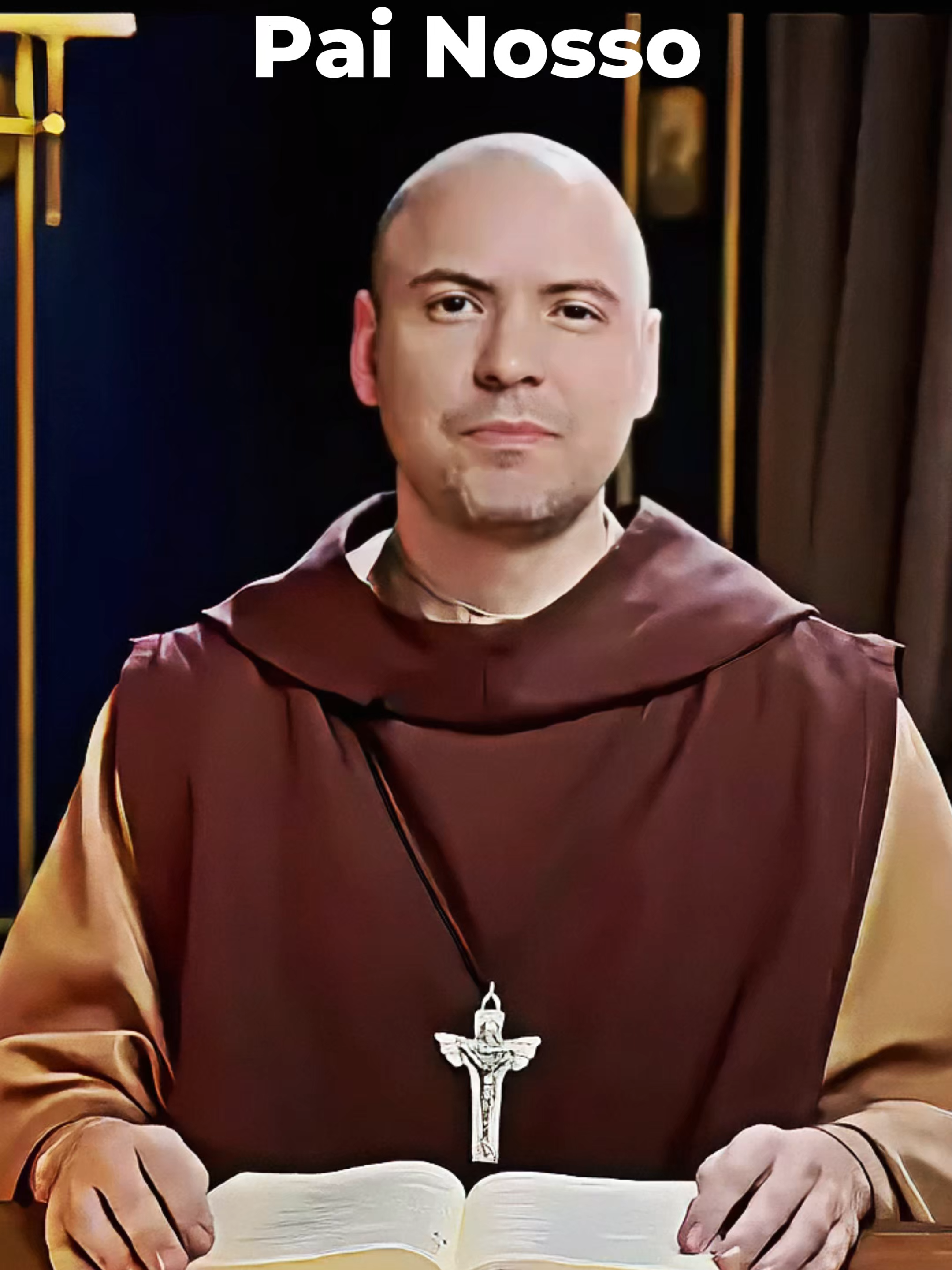 Oração da Noite com o Pai Nosso 🙏 Entregue Sua Segunda-Feira nas Mãos de Deus #OraçãoDaNoite #freigilson #PaiNosso #JesusCristo #Fé