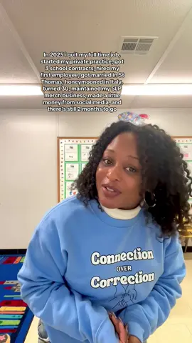 Starting my week with some positivity and reminding myself who tf I am 🤭 BIG expectations for the remainder of this year and 2026 🙂‍↕️ #blackslp #slp #speechlanguagepathologist #fyp 