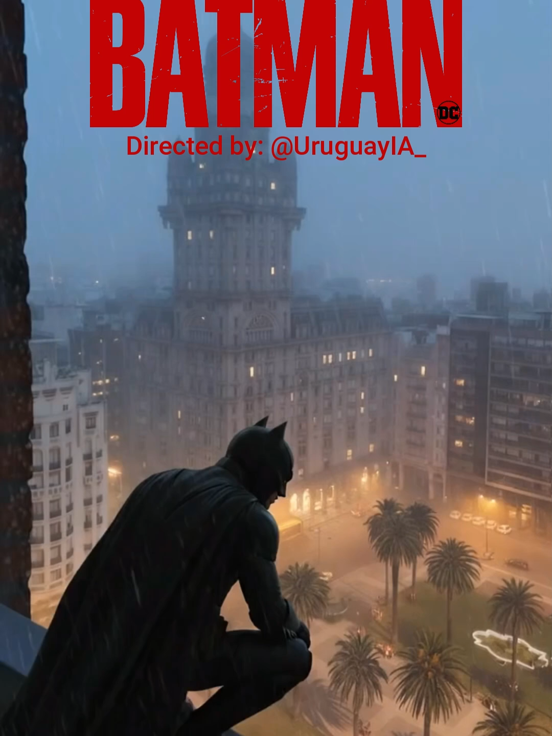 ¿Que pasaria si Batman viene a Uruguay? #Uruguay #viral #fyp #ia #funny #dc