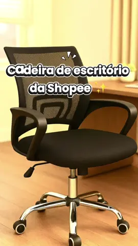 🪑Cadeira escritório - Conforto e elegância para o seu escritório! 💺✨ Ajustável, ergonômica e com design moderno — tudo o que você precisa para trabalhar com estilo! 🖥️  link nos comentários ⬇️✅#cadeira #escritorio #ergonomica #rotatoria 