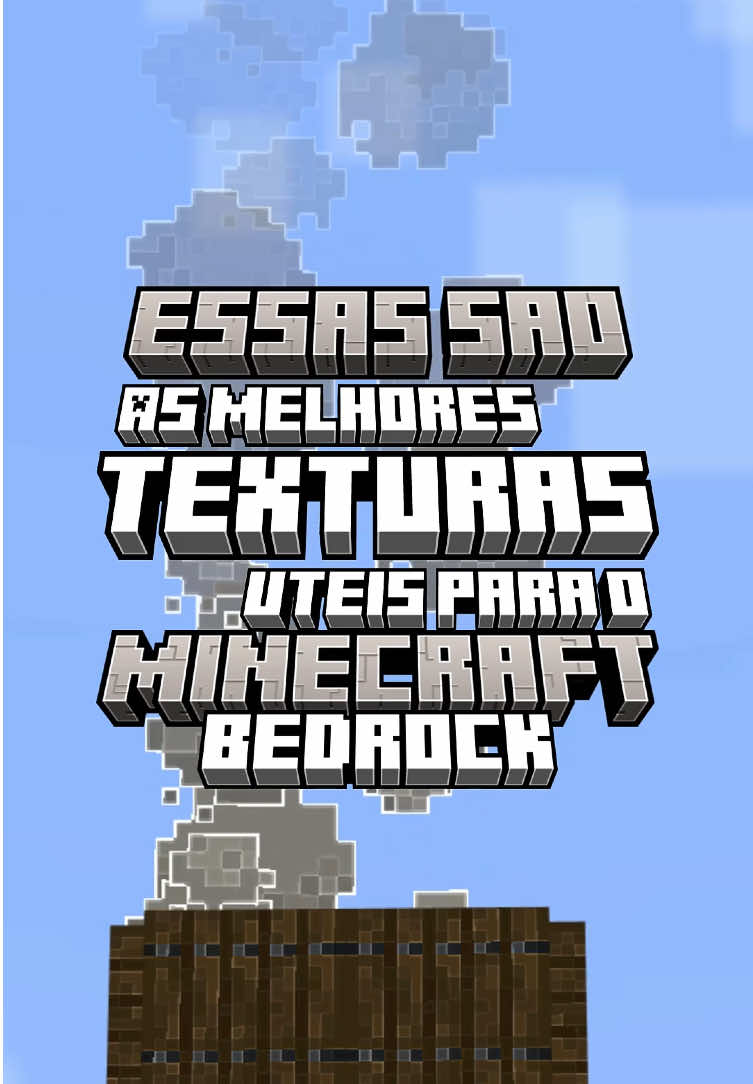 Essas TEXTURAS Vão deixar seu MINECRAFT Bedrock Muito MAS BONITOO #Minecraft #vibe #minecraftmemes #mcpe #fypp 