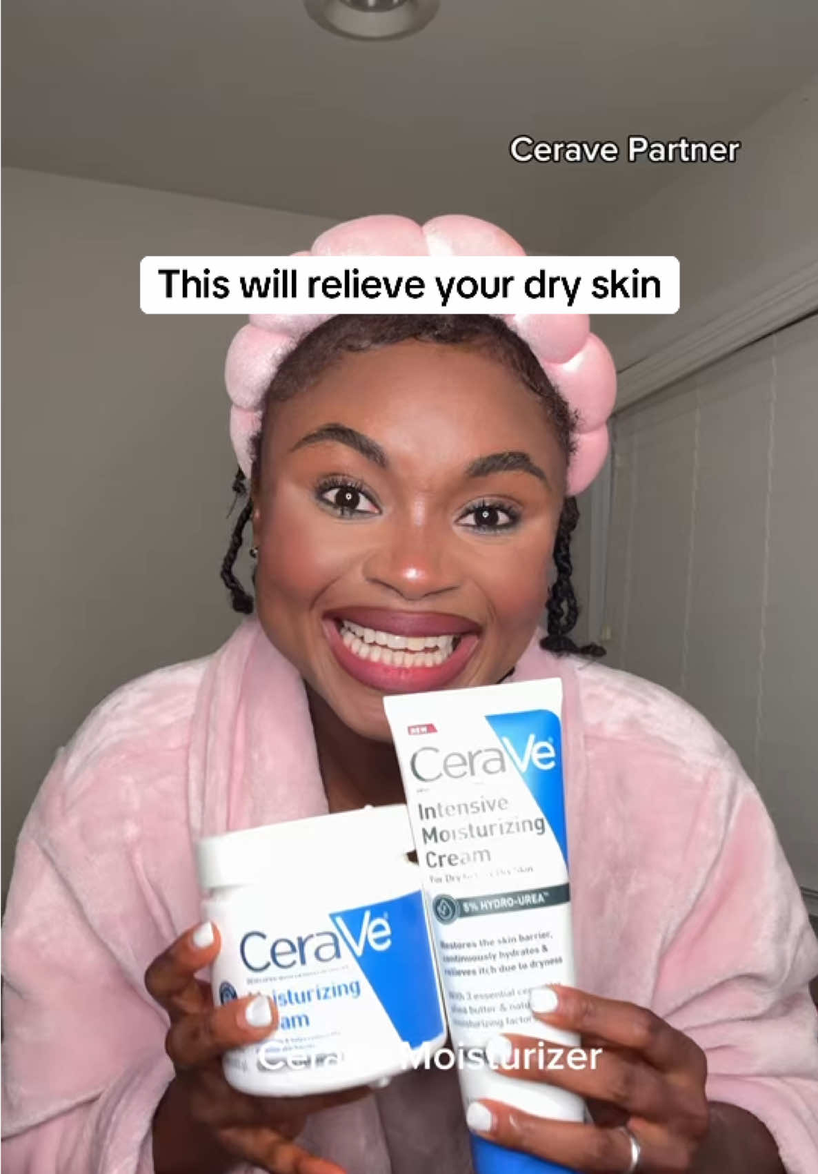 If you have dry skin, you need this CeraVe Intensive Moisturizing  to help relieve it. It will also hydrate your skin and moisturize it. @CeraVe  #ceravepartner #moisturizercream #dryskinrelief #moisturizerreview #aishaskns 