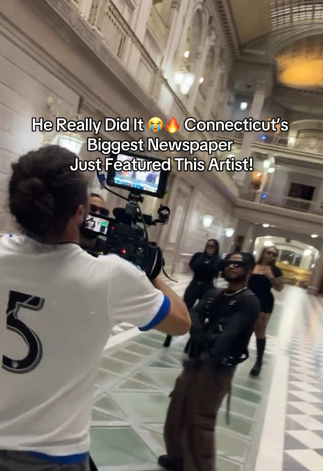 He Really Did It 😭🔥 Connecticut’s Biggest Newspaper Just Featured This Artist! #connecticut 