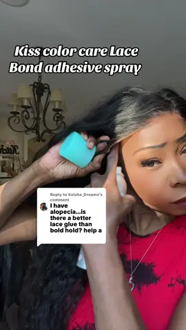 Replying to @Keisha_Dreamz Lace Bond Adhesive Spray #laceadhesive  #lacewigs #lacefrontwig 