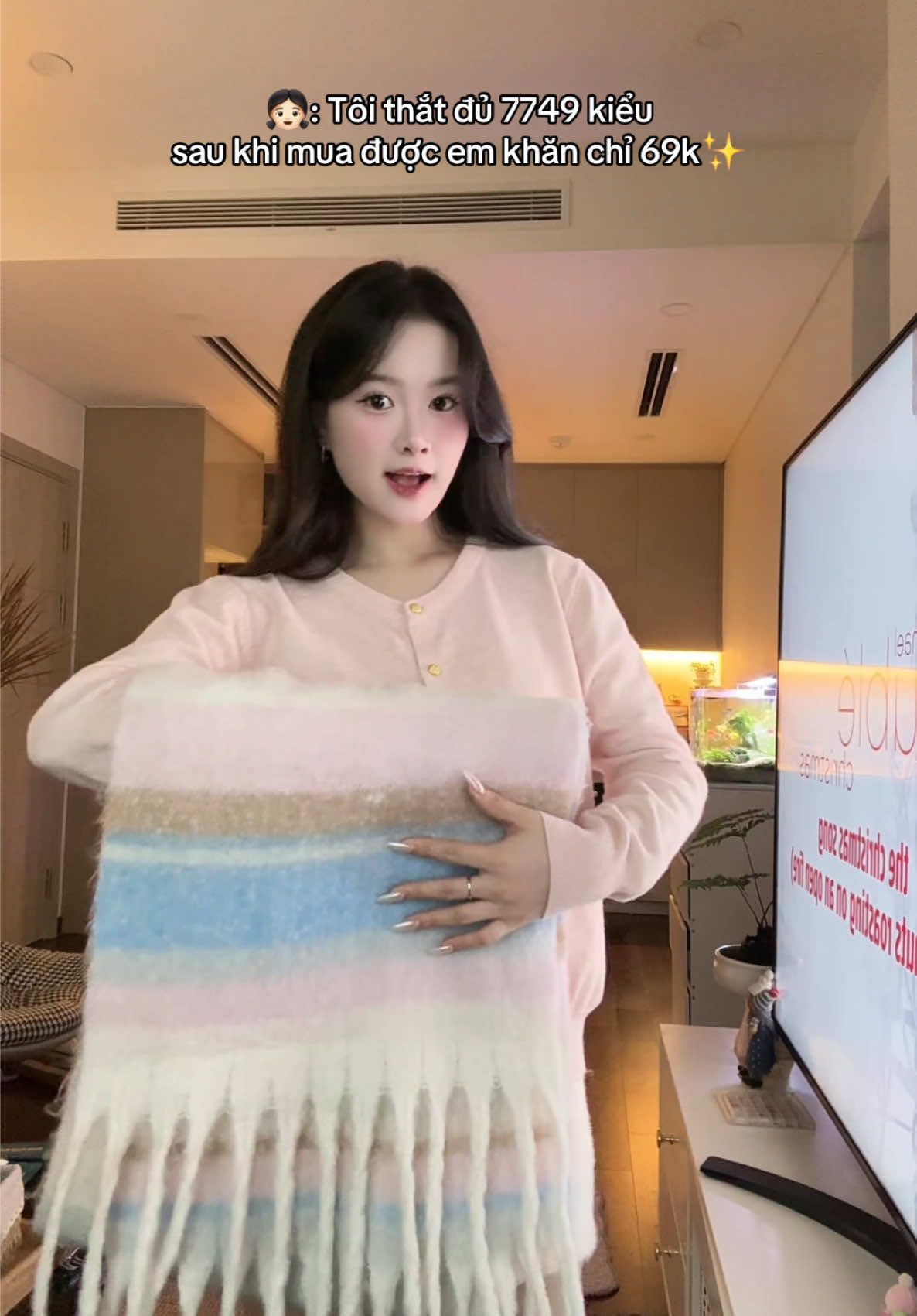 Vừa to vừa ấm đeo kiểu gì cũng đẹp lun í #fyp #fypシ゚ #xuhuong #xh 