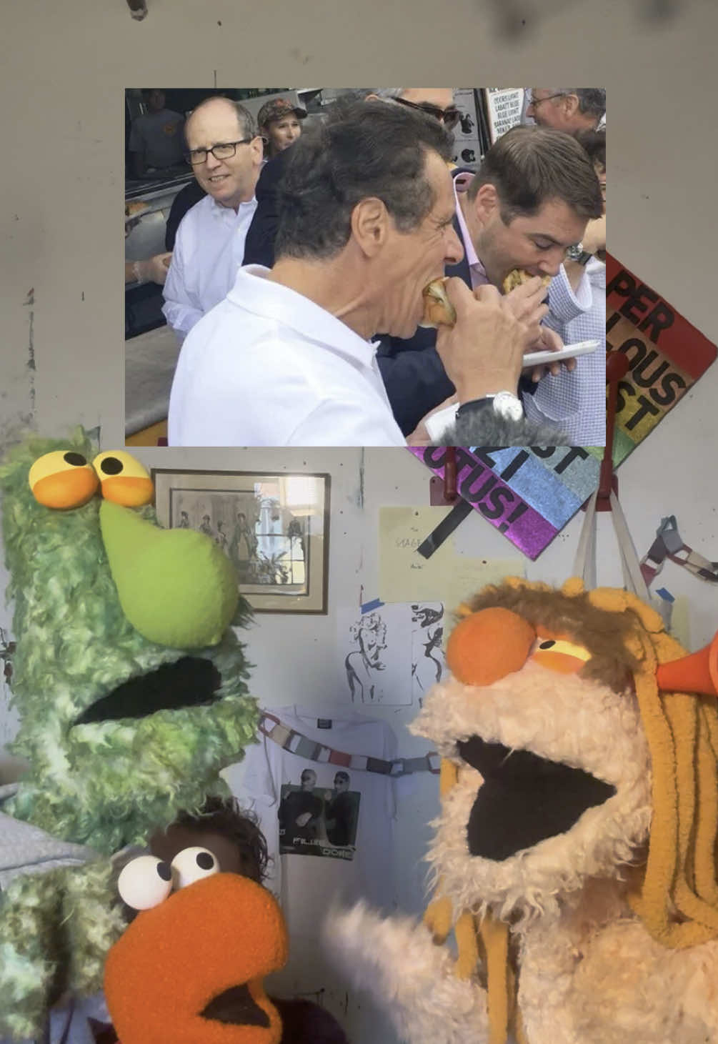 To all the Cuomo-s$xuals. Consider. Sincerely the Stuppets! VOTE TOMORROW! #stuppets #nyc #puppets #vote #zohranmamdani #votezohran #nocuomonovember #mayor #nycmayor 
