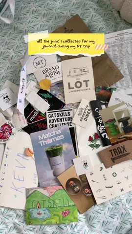 Love collecting trash wherever I go to stuff in my junk journal 😆🗑️  • #junkjournal #journalingsupplies #scrapbooking #junkjournaling #travel 